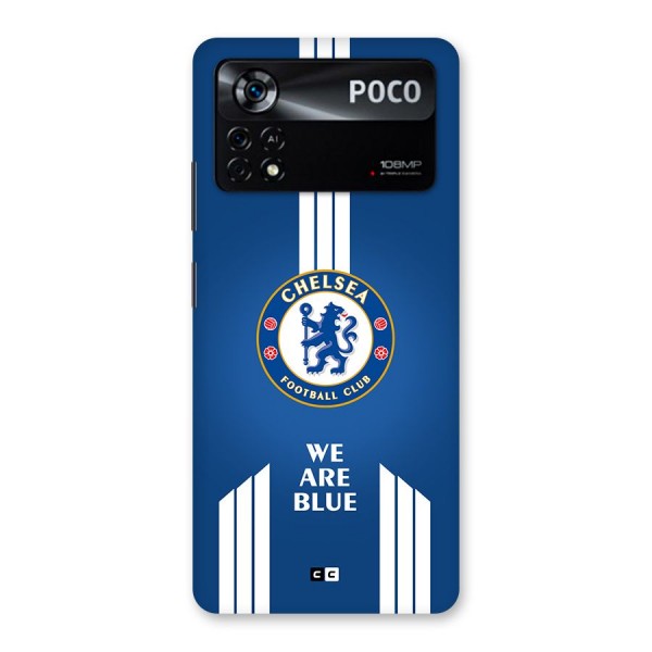 We Are Blue Back Case for Poco X4 Pro 5G