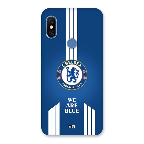 We Are Blue Back Case for Redmi Note 6 Pro