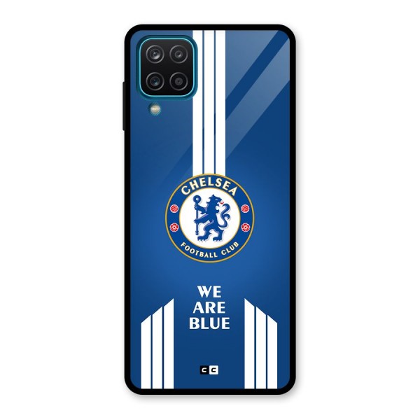 We Are Blue Glass Back Case for Galaxy A12