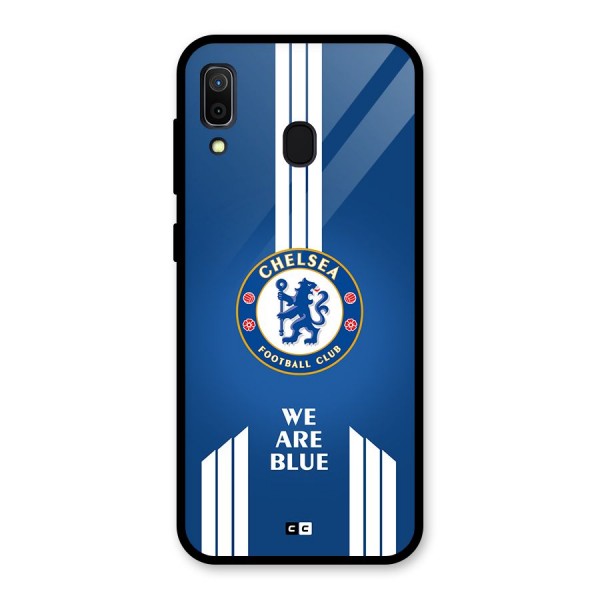 We Are Blue Glass Back Case for Galaxy A30