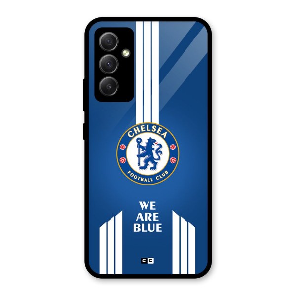 We Are Blue Glass Back Case for Galaxy A34