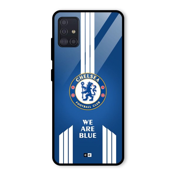 We Are Blue Glass Back Case for Galaxy A51