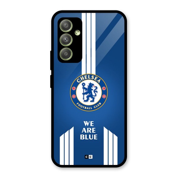 We Are Blue Glass Back Case for Galaxy A54