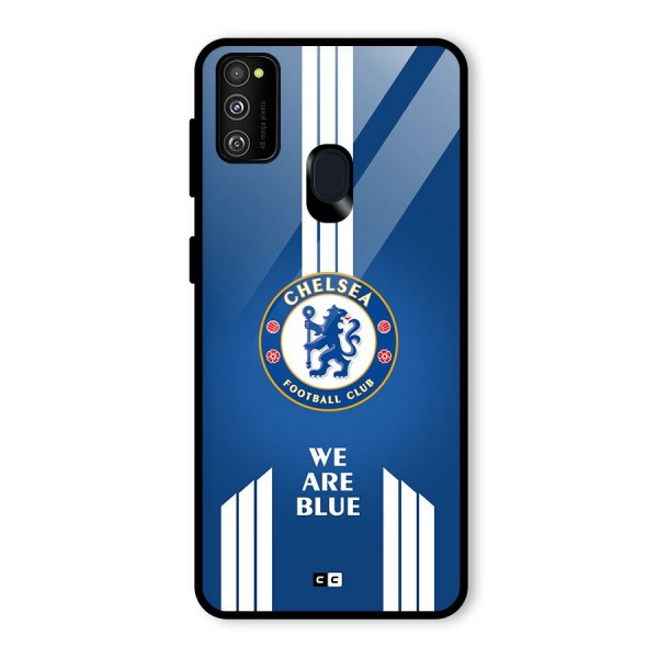 We Are Blue Glass Back Case for Galaxy M21