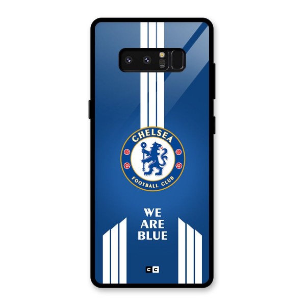 We Are Blue Glass Back Case for Galaxy Note 8