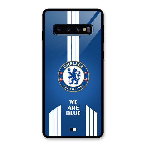 We Are Blue Glass Back Case for Galaxy S10