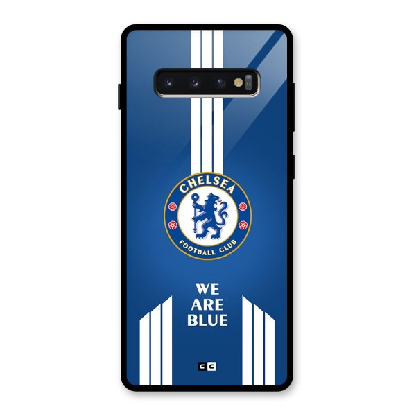 We Are Blue Glass Back Case for Galaxy S10 Plus