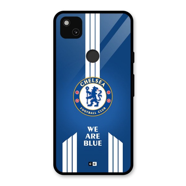 We Are Blue Glass Back Case for Google Pixel 4a