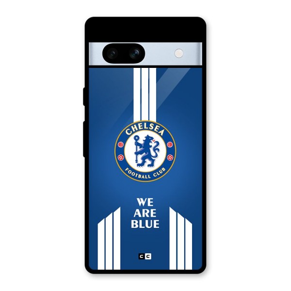 We Are Blue Glass Back Case for Google Pixel 7a