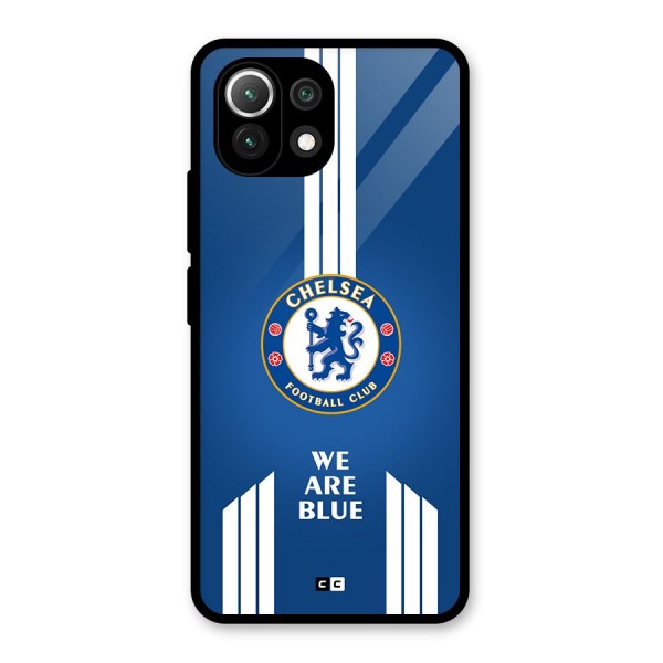 We Are Blue Glass Back Case for Mi 11 Lite