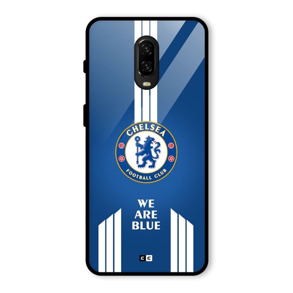 We Are Blue Glass Back Case for OnePlus 6T