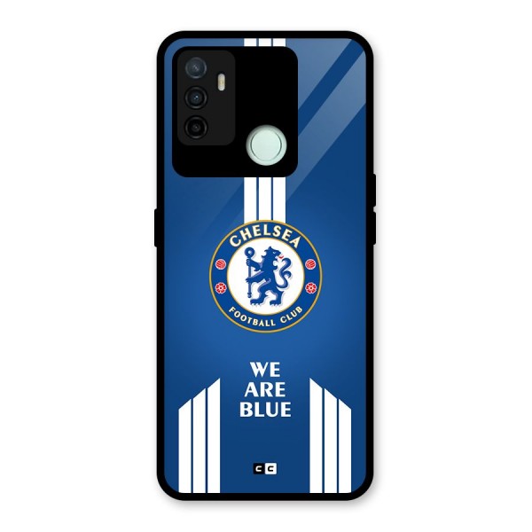 We Are Blue Glass Back Case for Oppo A53