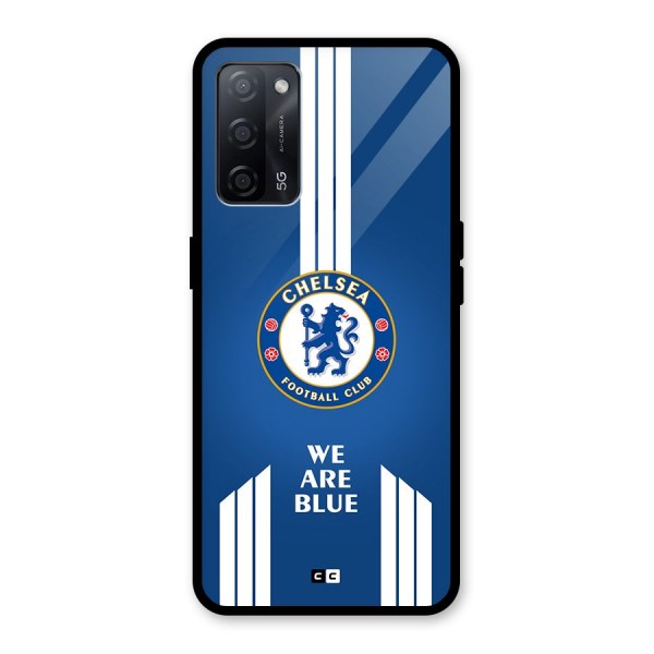 We Are Blue Glass Back Case for Oppo A53s 5G