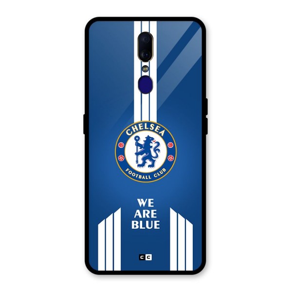 We Are Blue Glass Back Case for Oppo F11