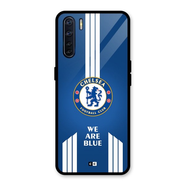 We Are Blue Glass Back Case for Oppo F15