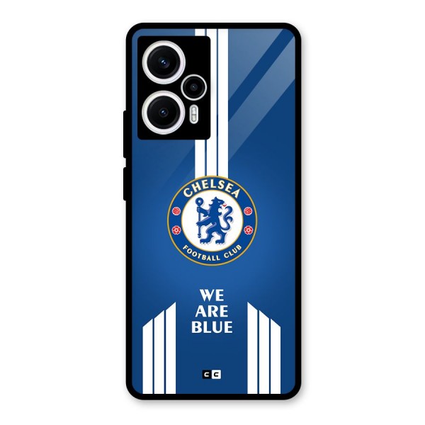 We Are Blue Glass Back Case for Poco F5