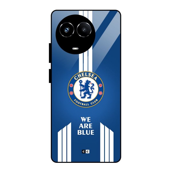 We Are Blue Glass Back Case for Realme 11X