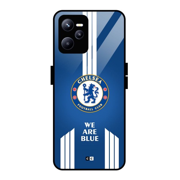 We Are Blue Glass Back Case for Realme C35