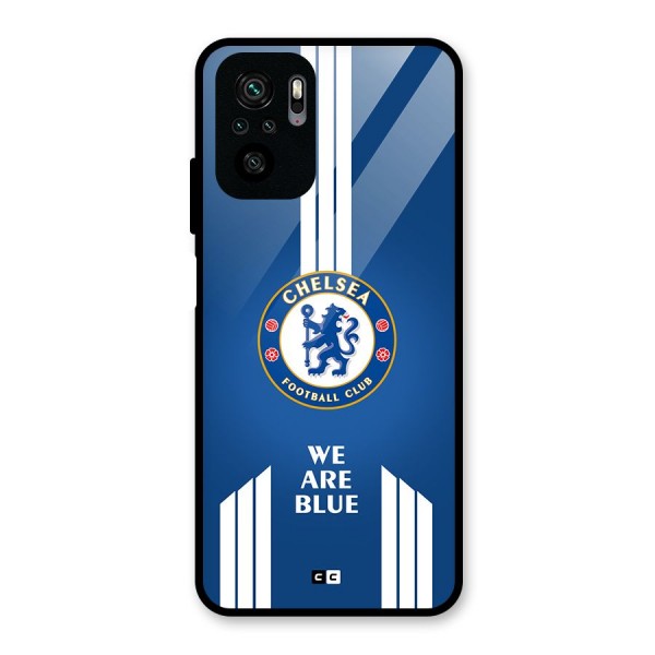 We Are Blue Glass Back Case for Redmi Note 10