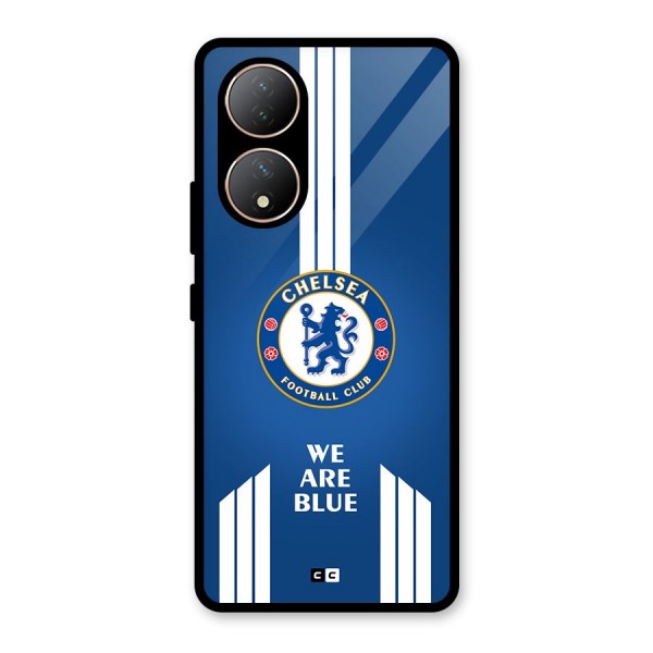 We Are Blue Glass Back Case for Vivo T2