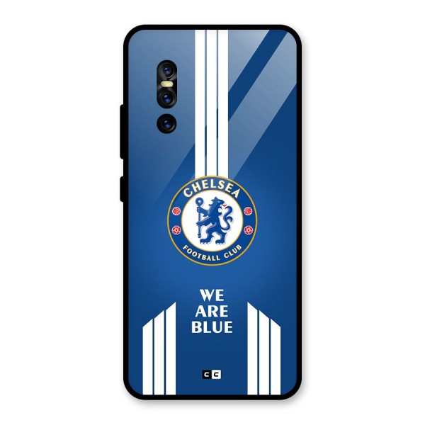 We Are Blue Glass Back Case for Vivo V15 Pro