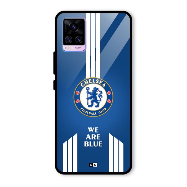 We Are Blue Glass Back Case for Vivo V20 Pro