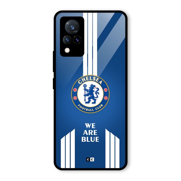 We Are Blue Glass Back Case for Vivo V21 5G