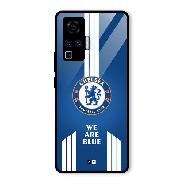 We Are Blue Glass Back Case for Vivo X50 Pro