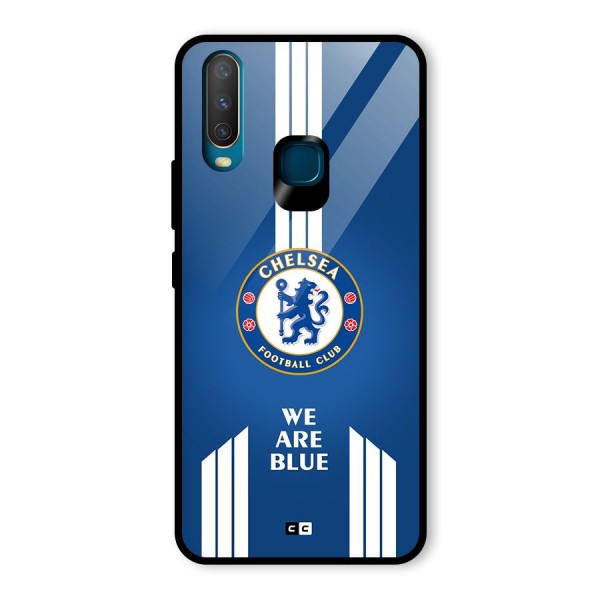 We Are Blue Glass Back Case for Vivo Y12