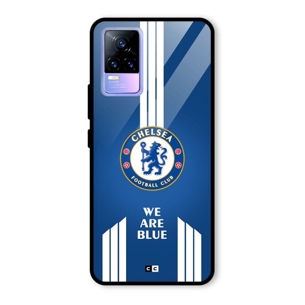 We Are Blue Glass Back Case for Vivo Y73