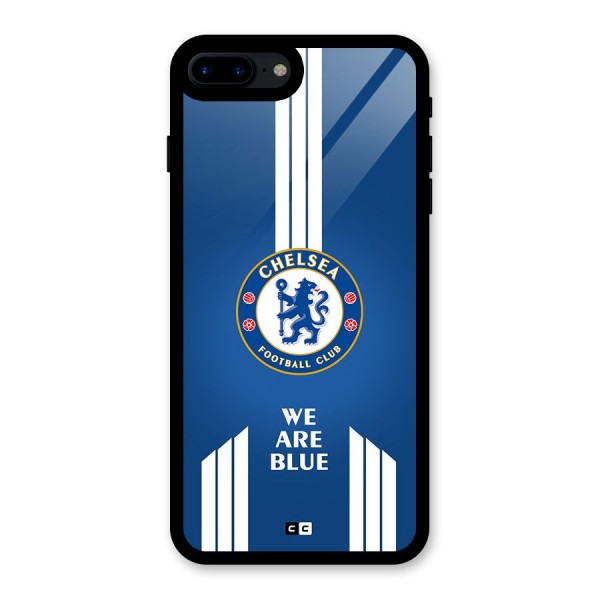 We Are Blue Glass Back Case for iPhone 7 Plus