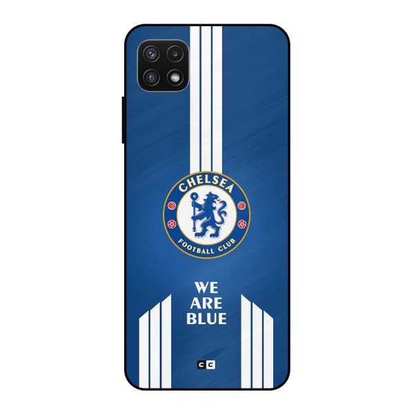 We Are Blue Metal Back Case for Galaxy A22 5G