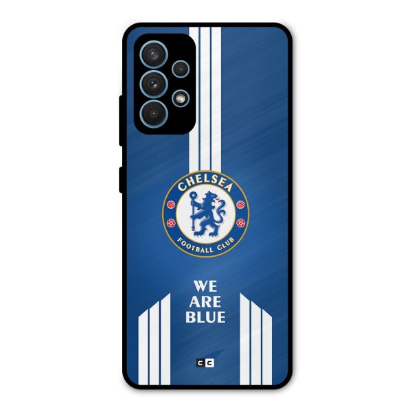 We Are Blue Metal Back Case for Galaxy A32