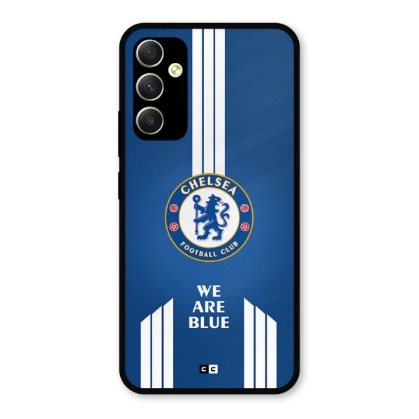 We Are Blue Metal Back Case for Galaxy A34