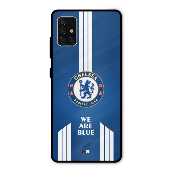 We Are Blue Metal Back Case for Galaxy A51