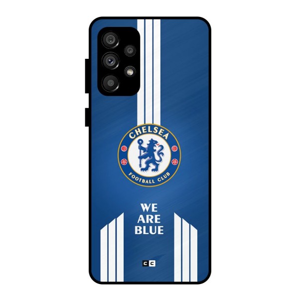 We Are Blue Metal Back Case for Galaxy A73 5G