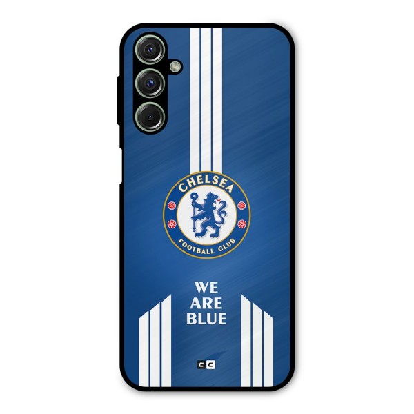 We Are Blue Metal Back Case for Galaxy F34