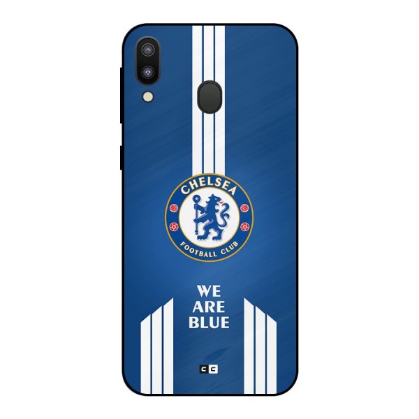 We Are Blue Metal Back Case for Galaxy M20