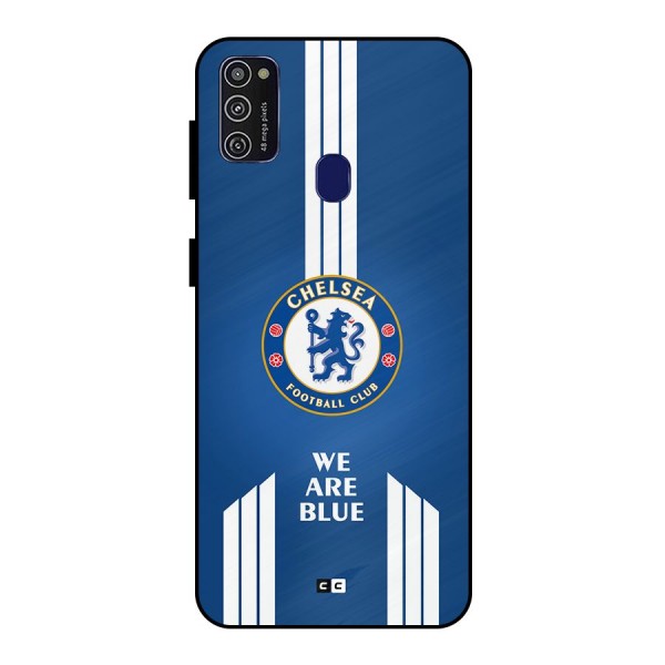 We Are Blue Metal Back Case for Galaxy M21