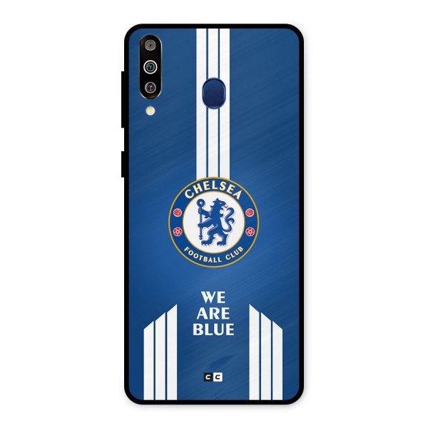 We Are Blue Metal Back Case for Galaxy M30