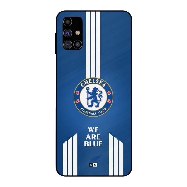 We Are Blue Metal Back Case for Galaxy M31s