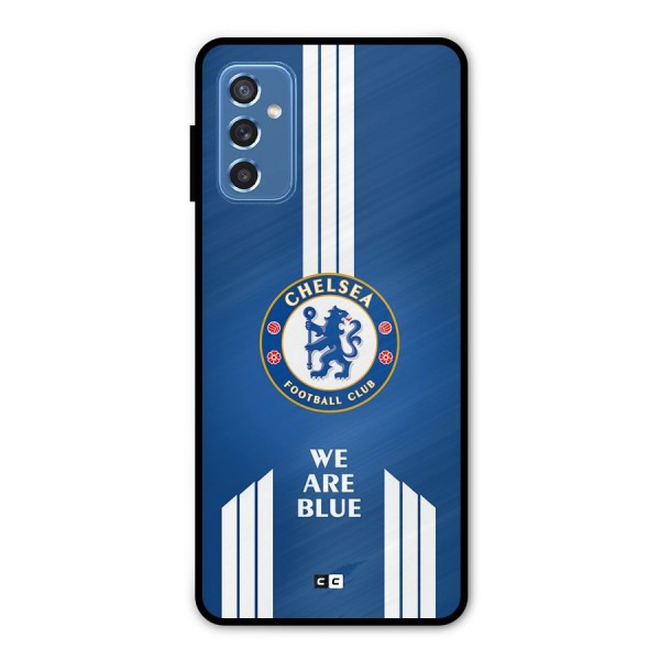 We Are Blue Metal Back Case for Galaxy M52 5G