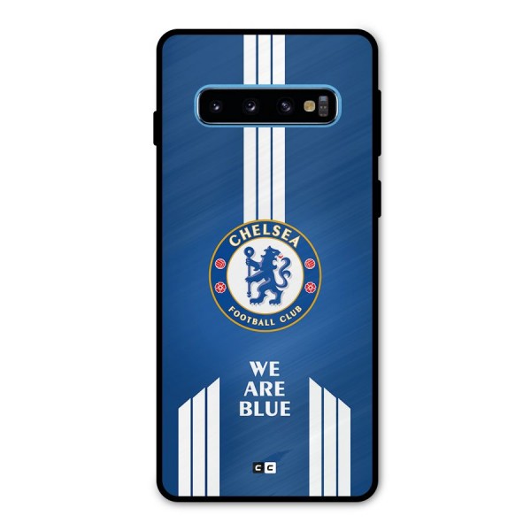 We Are Blue Metal Back Case for Galaxy S10