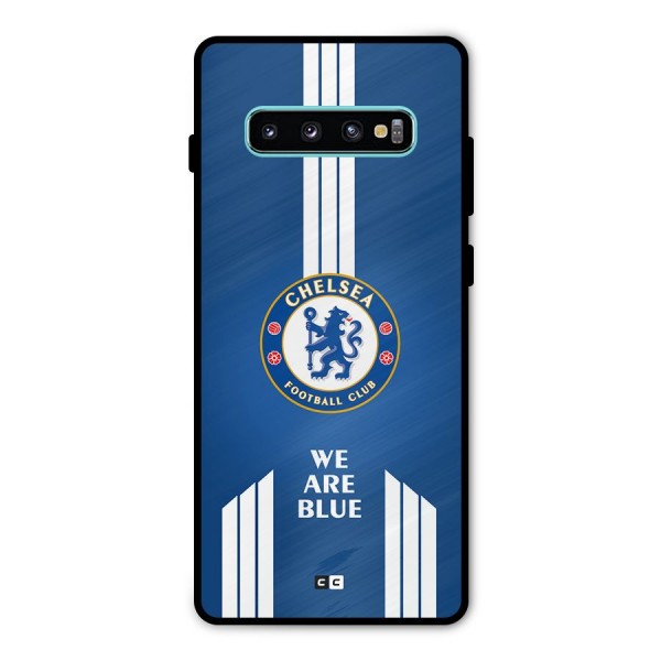 We Are Blue Metal Back Case for Galaxy S10 Plus