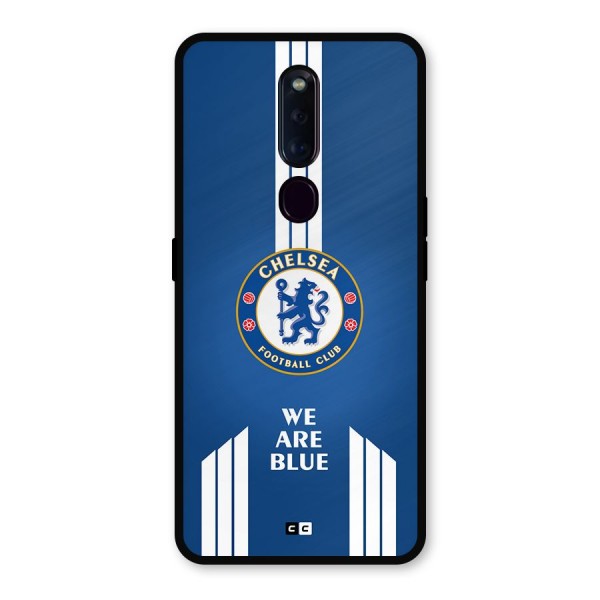 We Are Blue Metal Back Case for Oppo F11 Pro