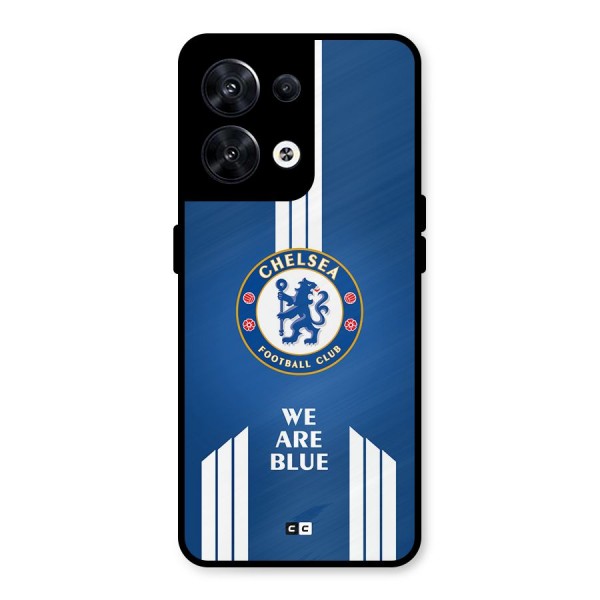 We Are Blue Metal Back Case for Oppo Reno8 5G