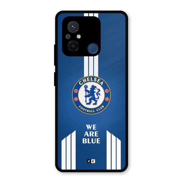 We Are Blue Metal Back Case for Poco C55