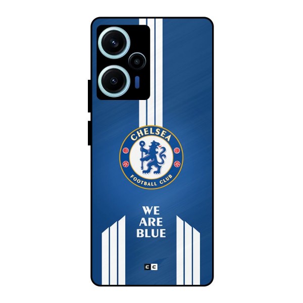 We Are Blue Metal Back Case for Poco F5