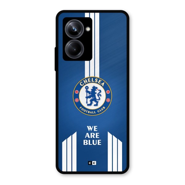 We Are Blue Metal Back Case for Realme 10 Pro