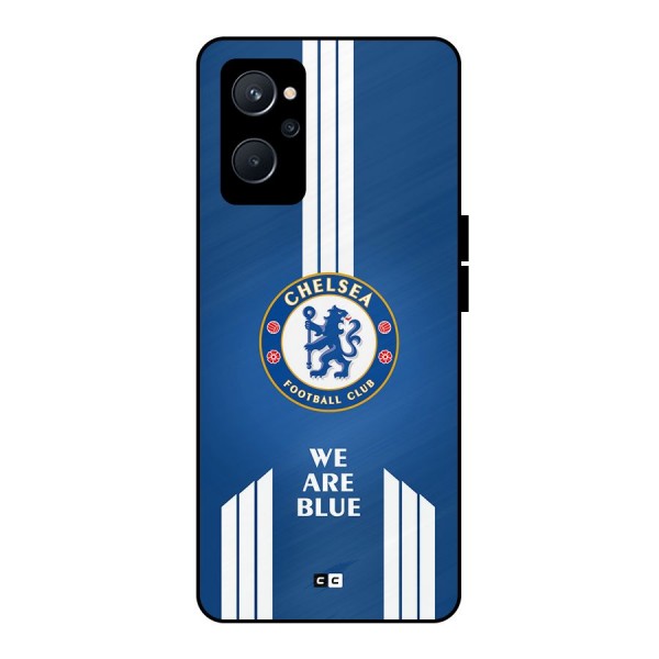 We Are Blue Metal Back Case for Realme 9i 5G